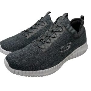 Skechers Elite Flex MENS size 12 black/grey